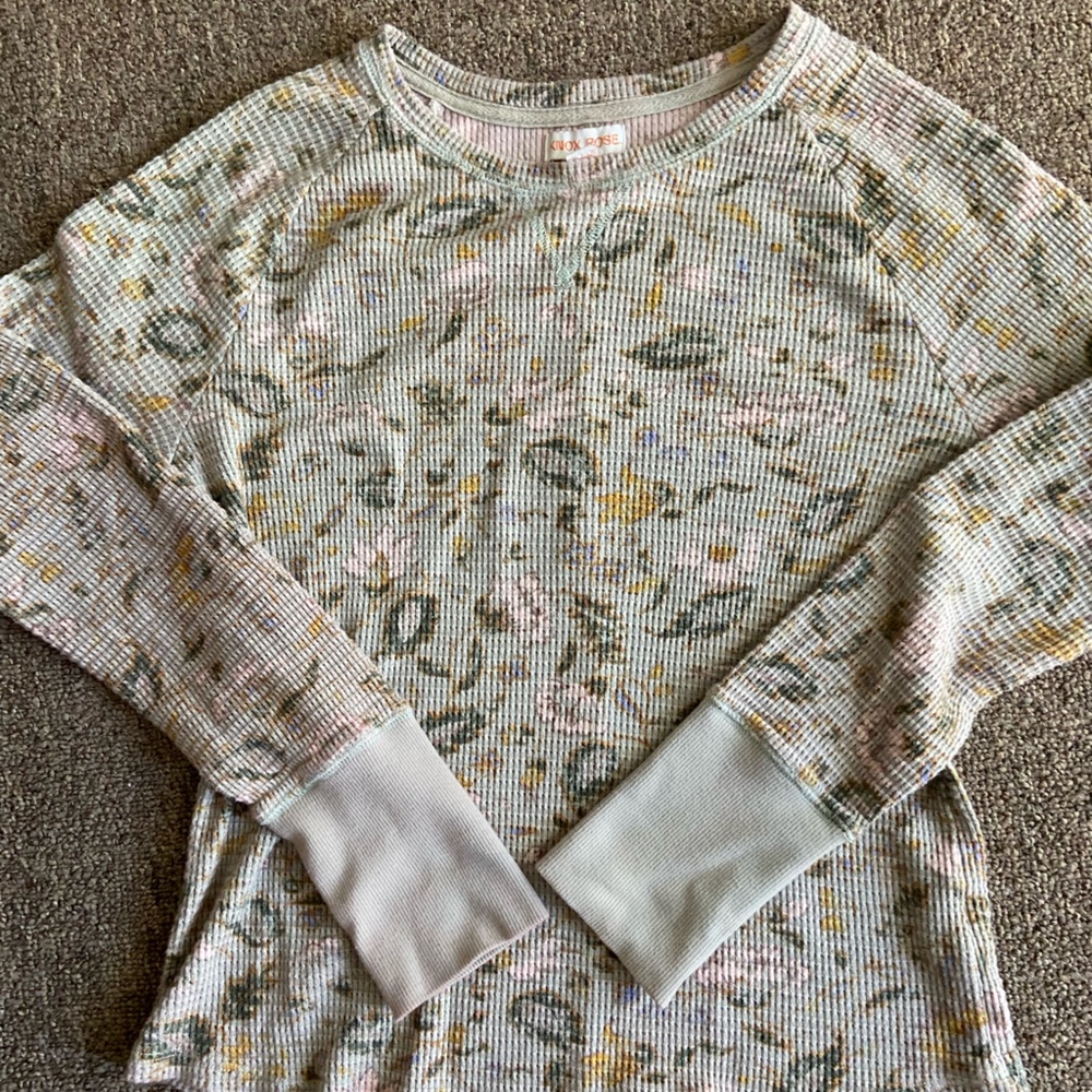 Knox Rose Multicolor Knit Sweater size small